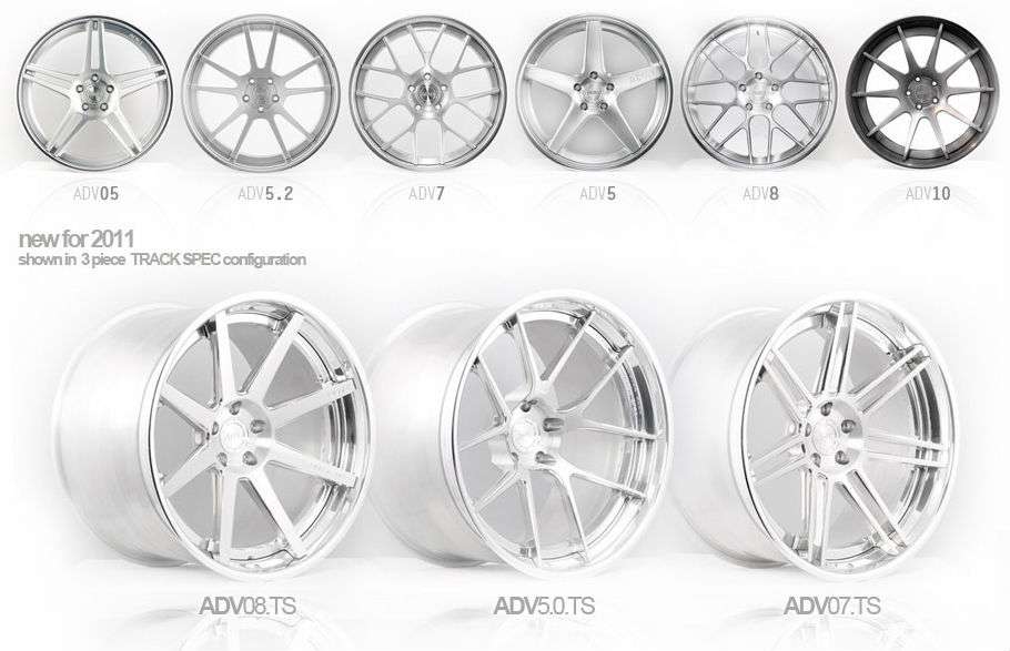 Examples of ADV1 Wheel Custom Configurations